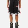 Fubu College Mesh Shorts Black/Red/White -Culture Kings 03013141 YB057 womens 00010