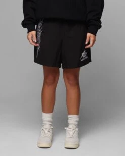 Loiter Cyber Beach Shorts Black