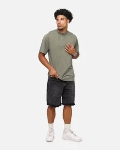 Saint Morta Armoury Baggy Denim Shorts Black Shadow 11 Saint Morta Armoury Baggy Denim Shorts Black Shadow -Culture Kings 03013164 YB427 mens 00020