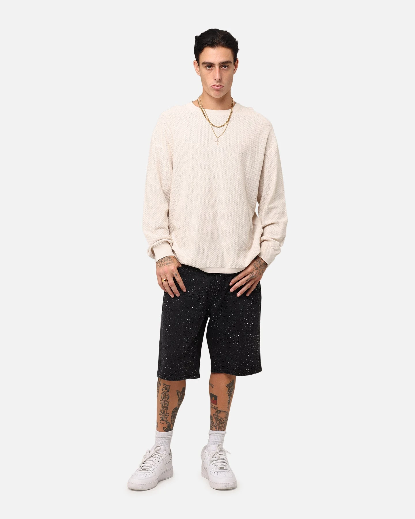 XXIII Diamond Buckle Back Jorts Black 4 XXIII Diamond Buckle Back Jorts Black - Image 2