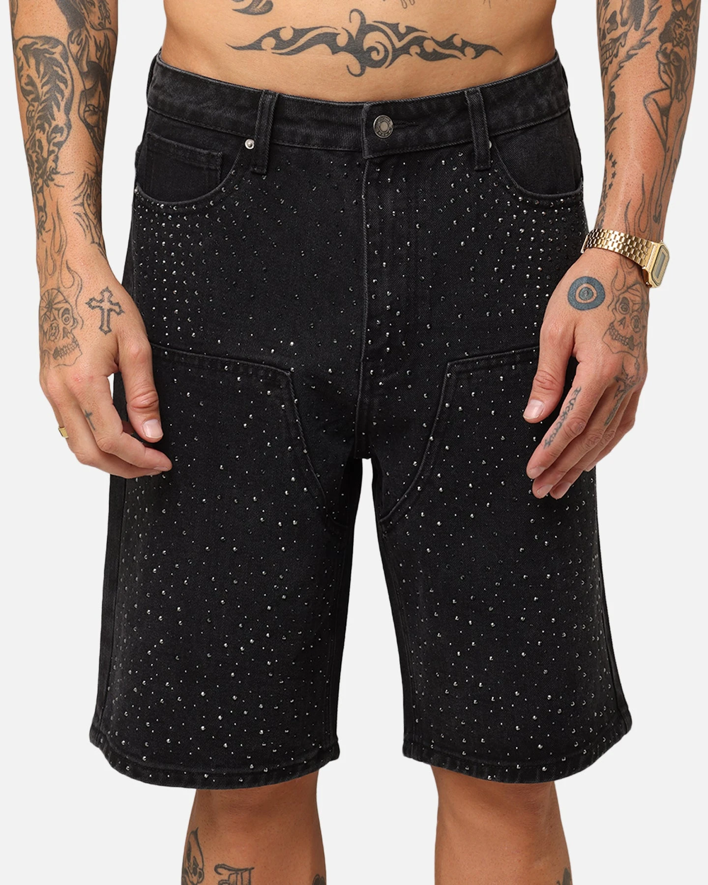 XXIII Diamond Buckle Back Jorts Black 9 XXIII Diamond Buckle Back Jorts Black - Image 7