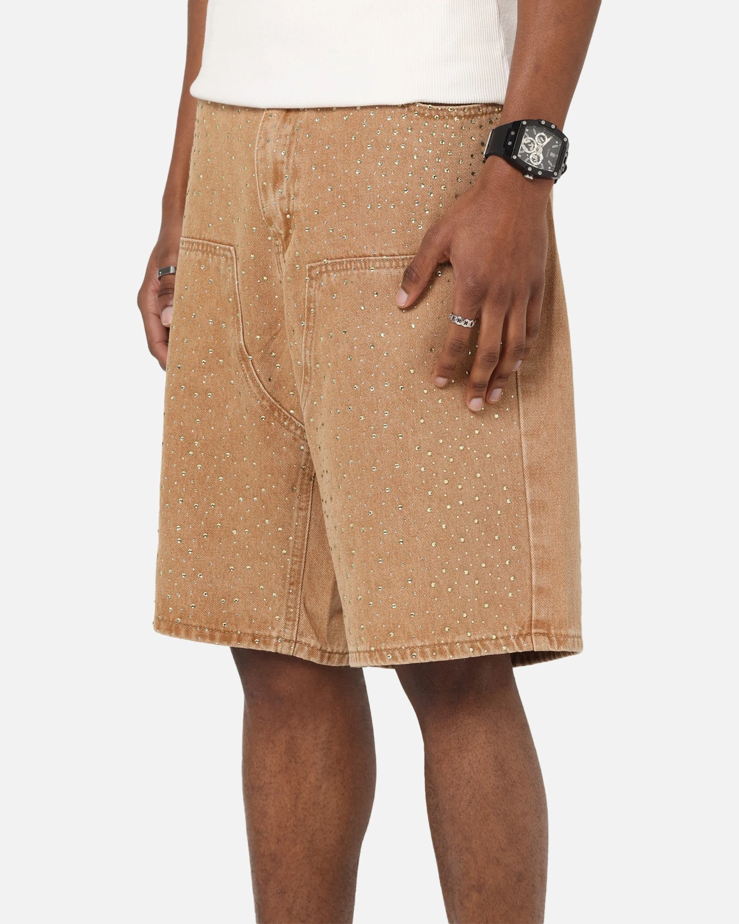 XXIII Diamond Buckle Back Jorts Vintage Sand 5 XXIII Diamond Buckle Back Jorts Vintage Sand - Image 3