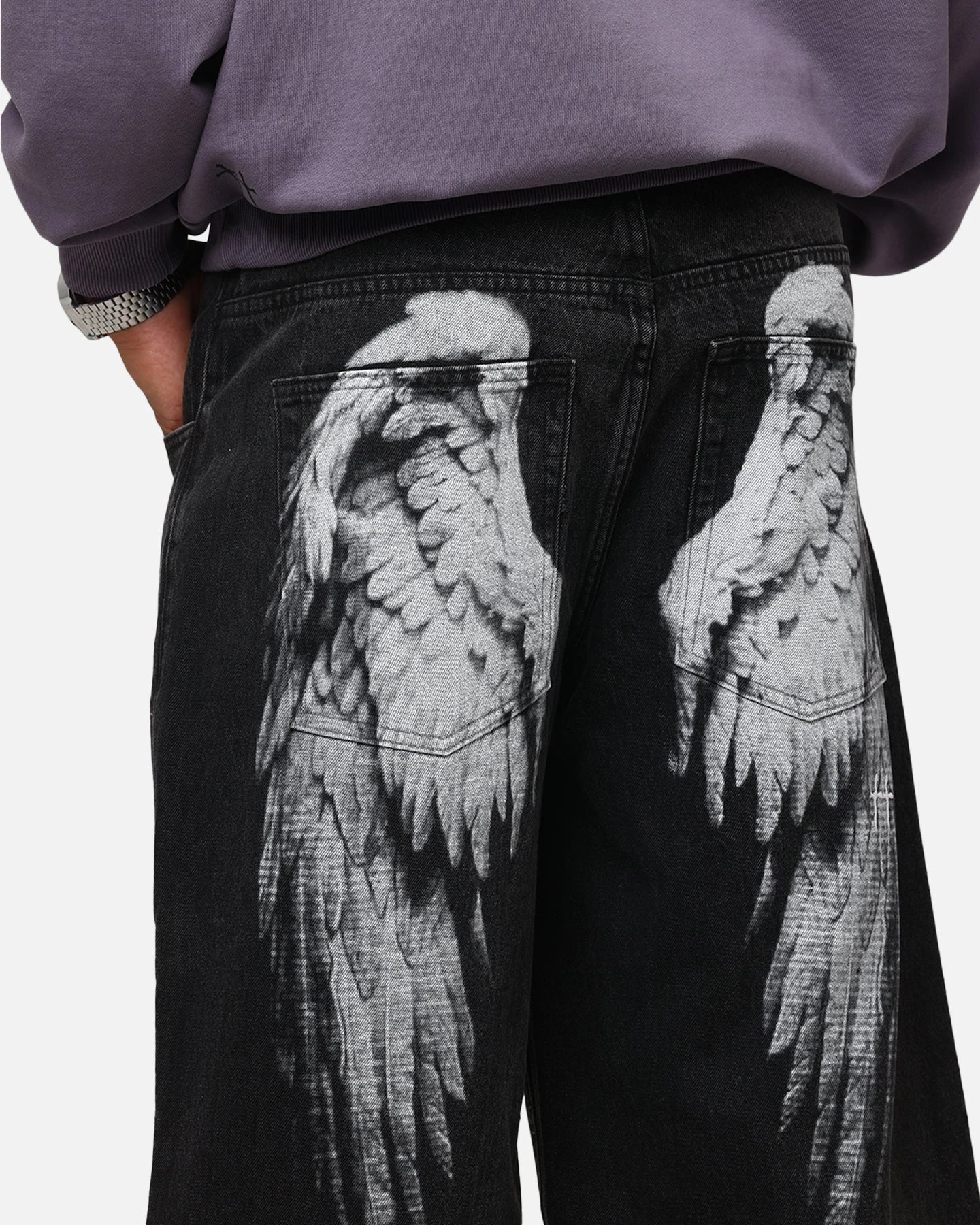 Saint Morta Amplus Afterlife Jeans Black Shadow 5 Saint Morta Amplus Afterlife Jeans Black Shadow - Image 3