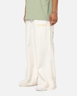 Ed Hardy Ultra Wide Leg Denim Jeans Off White/Yellow -Culture Kings 03013186 YO265 mens 0060