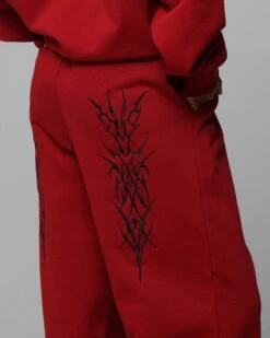 Loiter Blood Born Track Pants Burgandy -Culture Kings 03013220 YD725 womens 00040