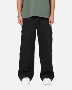 Saint Morta Amplus Sidewinder Jeans Black/Off White -Culture Kings 03013256 YB479 mens 0060