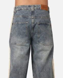 Saint Morta Amplus Sidewinder Jeans Dirty Denim/Off White -Culture Kings 03013256 YE285 mens 0070