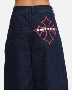 Loiter Skate Jeans Dark Indigo 17 Loiter Skate Jeans Dark Indigo -Culture Kings 03013277 YD033 womens 0080 6f8ee319 f73a 44ea 8416 d7fae6885410