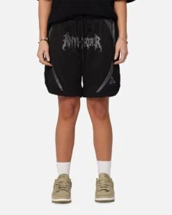 The Anti Order Sparta Mesh Basketball Shorts Black/Grey