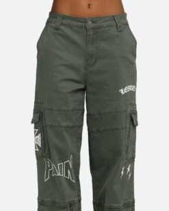 Loiter Sketch Utility Pants Olive -Culture Kings 03013298 YO100 womens 0070