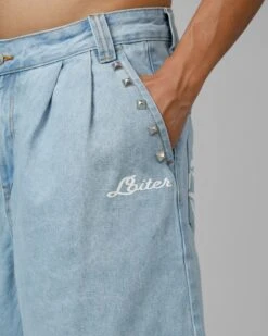 Loiter 3 Quarter Shorts Light Wash -Culture Kings 03013300 YL432 mens 0070