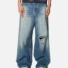MNML Baggy Rave Denim Jeans Blue -Culture Kings 03013315 YX001 default 0010
