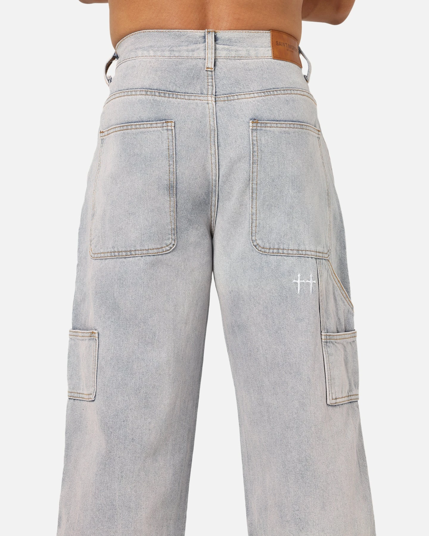 Saint Morta Amplus Vintage Jeans Washed Purple 10 Saint Morta Amplus Vintage Jeans Washed Purple - Image 8