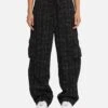 XXIII Boucle Tweed Cargo Pants Black -Culture Kings 03013366 YB001 womens 0010