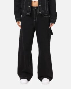 Saint Morta Amplus Fray Carpenter Jeans Contrast Black -Culture Kings 03013440 YE282 womens 0060