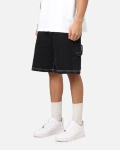 Saint Morta Amplus Fray Carpenter Jort Shorts Contrast Black 15 Saint Morta Amplus Fray Carpenter Jort Shorts Contrast Black -Culture Kings 03013450 YE282 mens 0060
