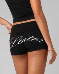 Loiter Women's Bullrush Shorts Black -Culture Kings 03013457 YB001 womens 0040