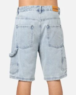 Carre Distressed Carpenter Jorts Light Blue Wash -Culture Kings 03013475 YL219 mens 0080
