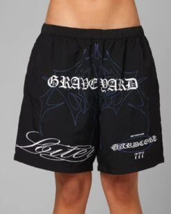 Loiter Hardcore Walk Shorts Black -Culture Kings 03013478 YB001 womens 0070