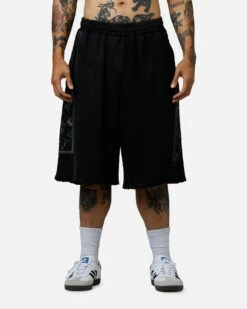 Saint Morta Kingdomcome Baggy Sweat Shorts Vintage Black -Culture Kings 03013482 YV013 mens 0060