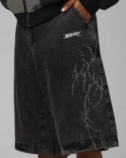 Loiter Goth Clique Jorts Black -Culture Kings 03013483 YB001 mens 0030