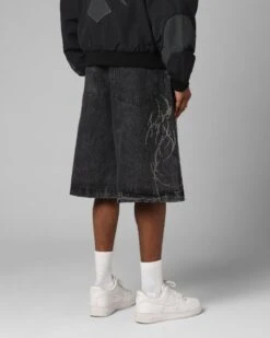 Loiter Goth Clique Jorts Black -Culture Kings 03013483 YB001 mens 0060