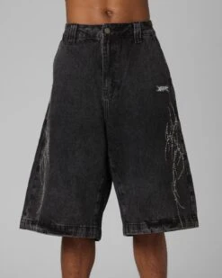Loiter Goth Clique Jorts Black -Culture Kings 03013483 YB001 mens 0070