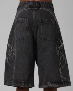 Loiter Goth Clique Jorts Black -Culture Kings 03013483 YB001 mens 0080