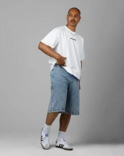 Loiter Goth Clique Jorts Blue Denim -Culture Kings 03013483 YX008 mens 0020