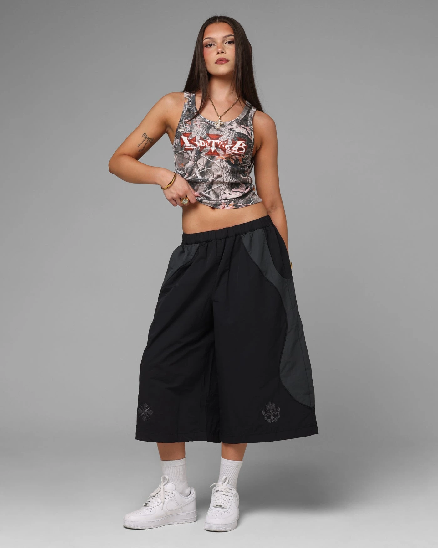 Loiter Club Classic Track Shorts Black 4 Loiter Club Classic Track Shorts Black - Image 2