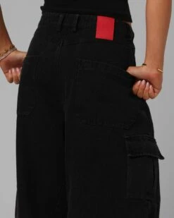 Loiter F-16 Balloon Cargo Pants Black -Culture Kings 03013485 YB001 womens 0040