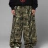 Loiter F-16 Balloon Cargo Pants Woodland Camo -Culture Kings 03013485 YC040 womens 0010