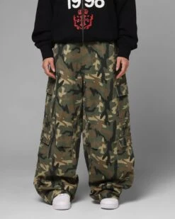 Loiter F-16 Balloon Cargo Pants Woodland Camo