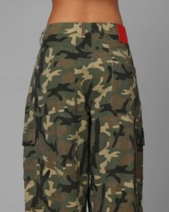 Loiter F-16 Balloon Cargo Pants Woodland Camo -Culture Kings 03013485 YC040 womens 0080