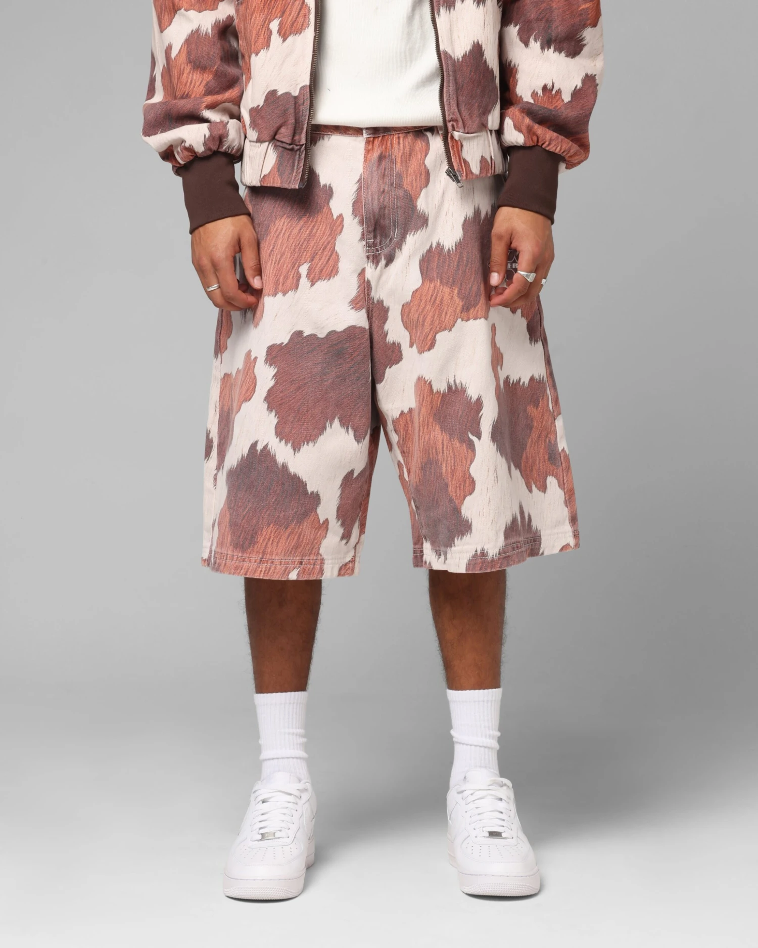 Loiter Hide Jorts Cowhide 3 Loiter Hide Jorts Cowhide