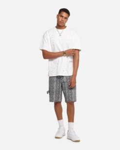 XXIII Snake Skin Jorts Black Snake Print 11 XXIII Snake Skin Jorts Black Snake Print -Culture Kings 03013503 YB927 mens 0020