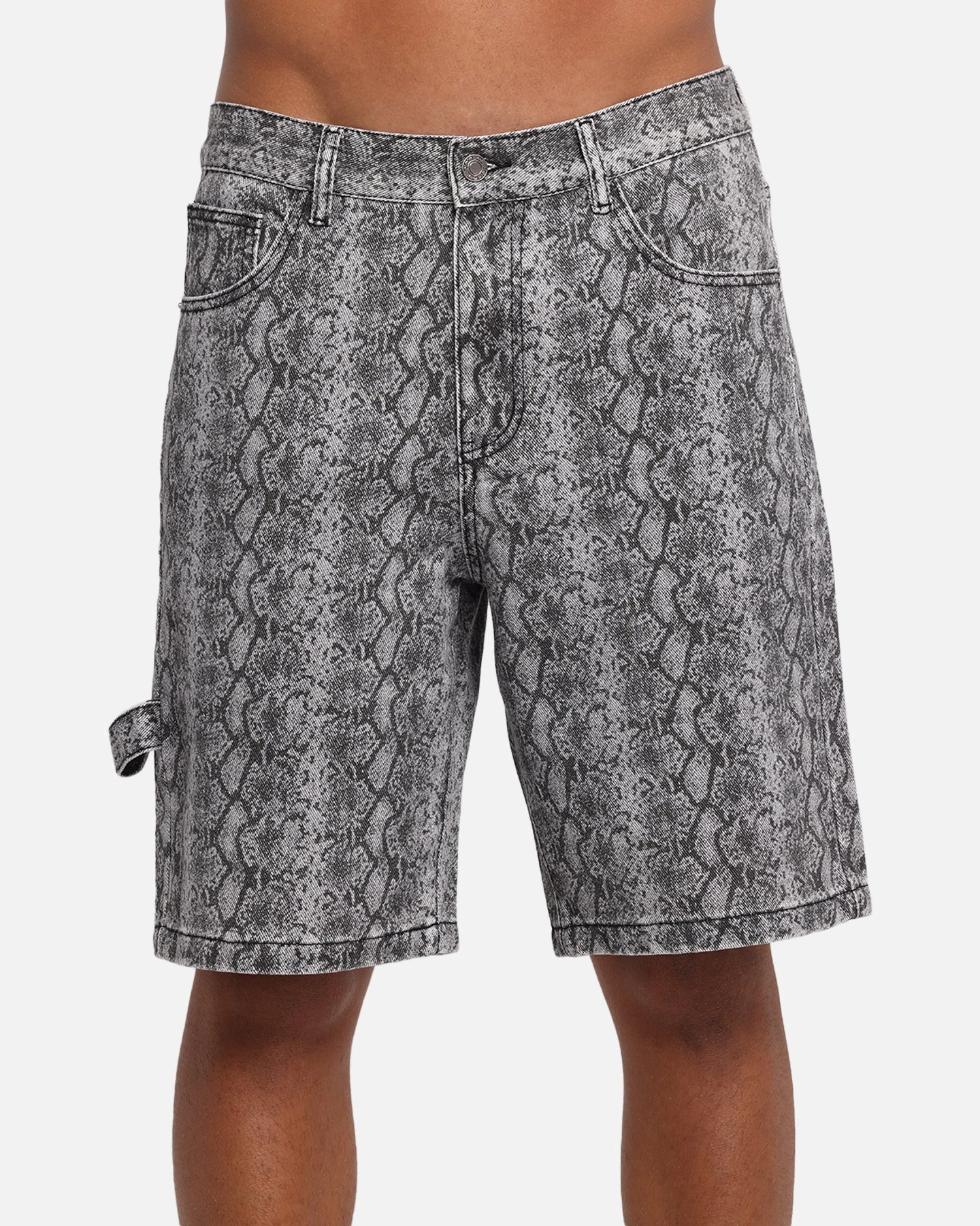 XXIII Snake Skin Jorts Black Snake Print 9 XXIII Snake Skin Jorts Black Snake Print - Image 7