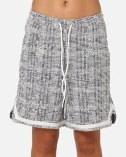 XXIII Textured Ball Shorts Navy/Cream -Culture Kings 03013517 YN228 womens 0080