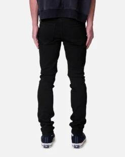 MNML Skinny Raw Jeans Rinsed Black 10 MNML Skinny Raw Jeans Rinsed Black -Culture Kings 03013591 YB370 mens 0040