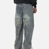 Saint Morta Amplus Crossfire Jeans Dirty Denim -Culture Kings 03013655 YE234 mens 0010