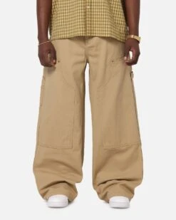 Carre Baggy Work Jeans Stone