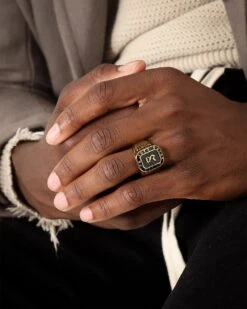 Saint Morta FK YVES Championship Ring Gold/Black