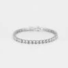 Saint Morta Round Cut 7" Tennis Bracelet White Gold Plated -Culture Kings 06004248 YW101 default 0010 4b15086a ff18 48d4 8666 461a17cc1eec