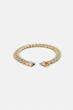 HOUSE OF AURIC 10MM CUBAN LINK 8" BRACELET 10K GOLD