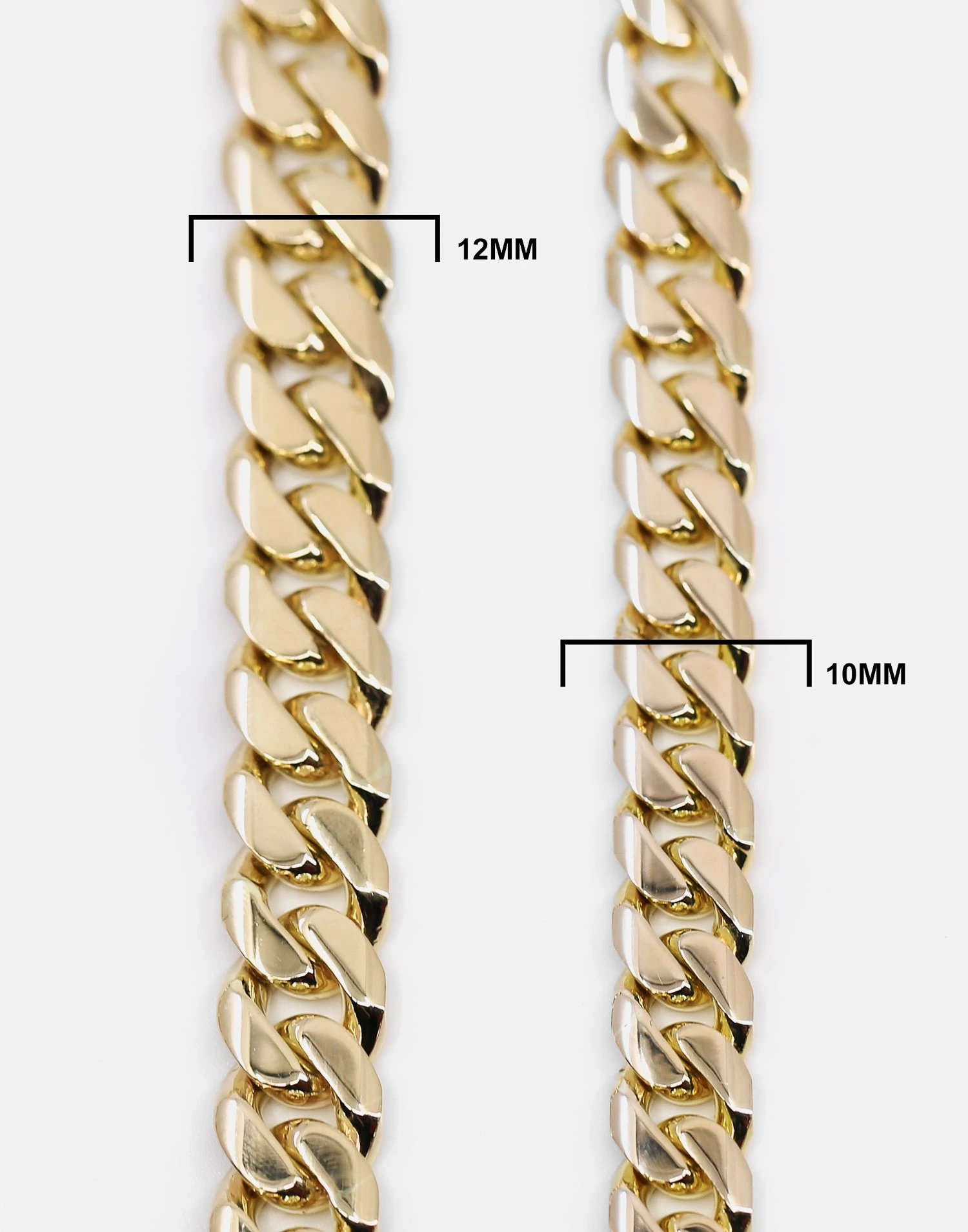 HOUSE OF AURIC 10MM CUBAN LINK 8" BRACELET 10K GOLD 7 HOUSE OF AURIC 10MM CUBAN LINK 8" BRACELET 10K GOLD - Image 5