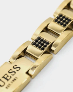Guess Mainline Frontier 12mm Frontier Black Crystal Bracelet Gold -Culture Kings 06005810 YG200 default 0060