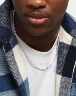 House Of Auric Rope 4mm Chain Sterling Silver -Culture Kings 06006299 YS596 mens 00012