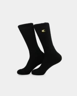 Champion C Logo Crew Socks 3 Pack White/Black/Red -Culture Kings 06008218 YP186 default 00040