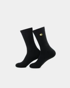 Champion Culture Kings X Champion C Logo Crew Socks 3 Pack Black/White 12 Champion Culture Kings X Champion C Logo Crew Socks 3 Pack Black/White -Culture Kings 06008220 YB012 default 0060