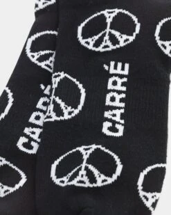 Carre Peace All Over Sport Socks Black -Culture Kings 06009174 YB001 default 0030